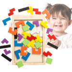 PUZZLE DREWNIANE TETRIS