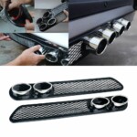 Naklejka na rurę wydechową samochodu sportowego